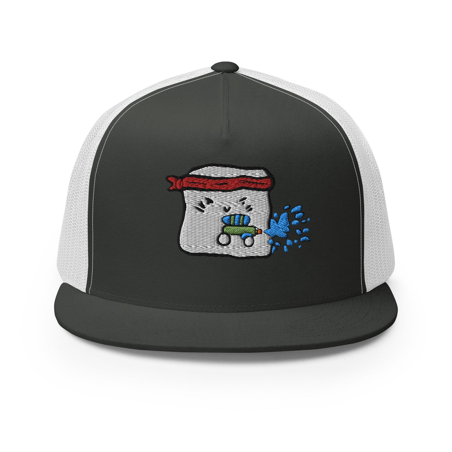 Marshmallow water gun Trucker Cap