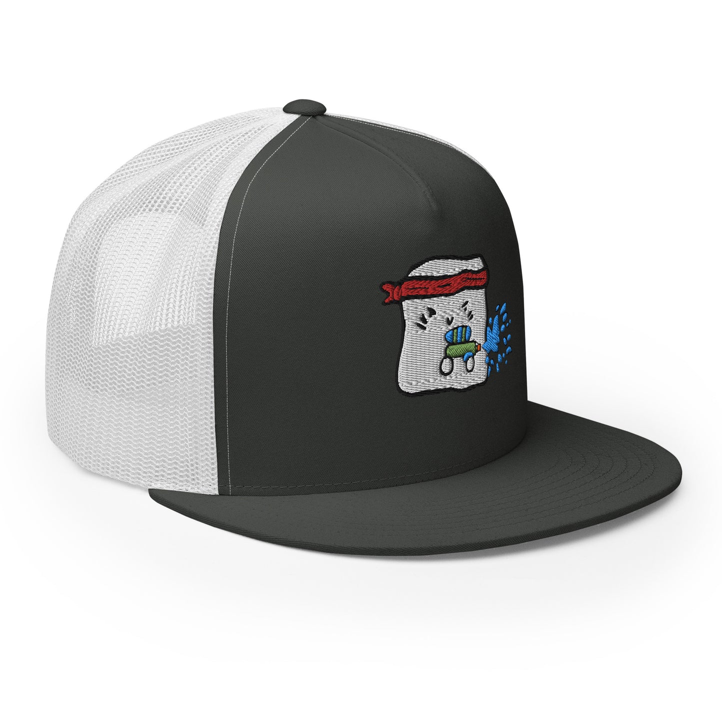 Marshmallow water gun Trucker Cap