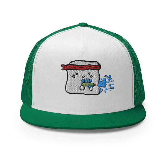 Marshmallow water gun Trucker Cap