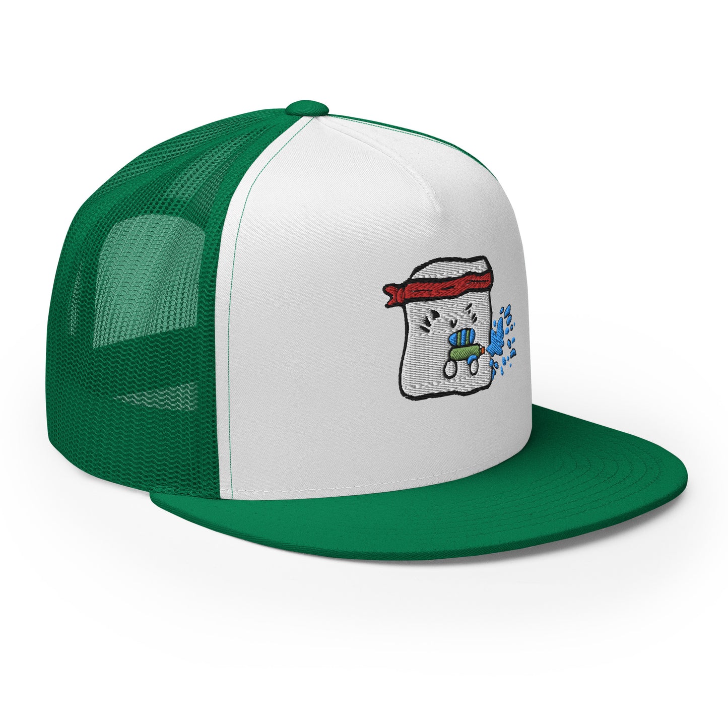 Marshmallow water gun Trucker Cap