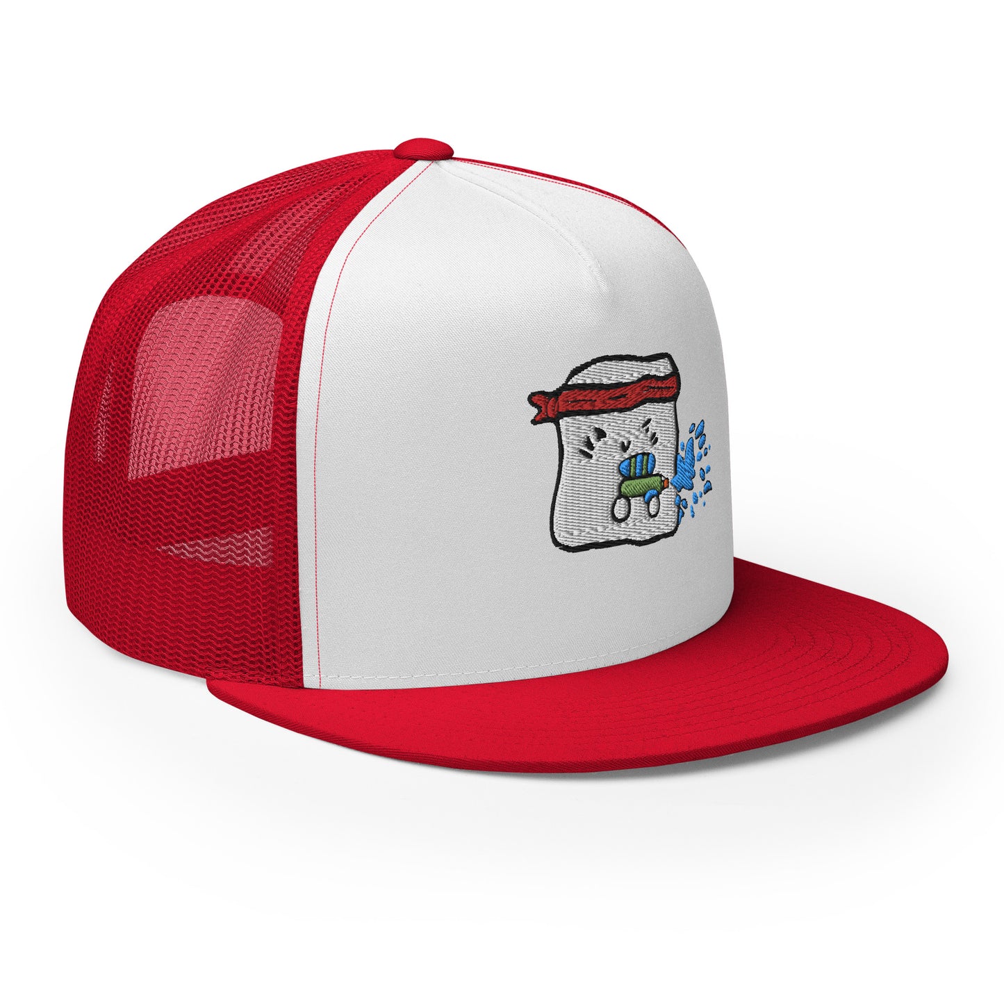 Marshmallow water gun Trucker Cap