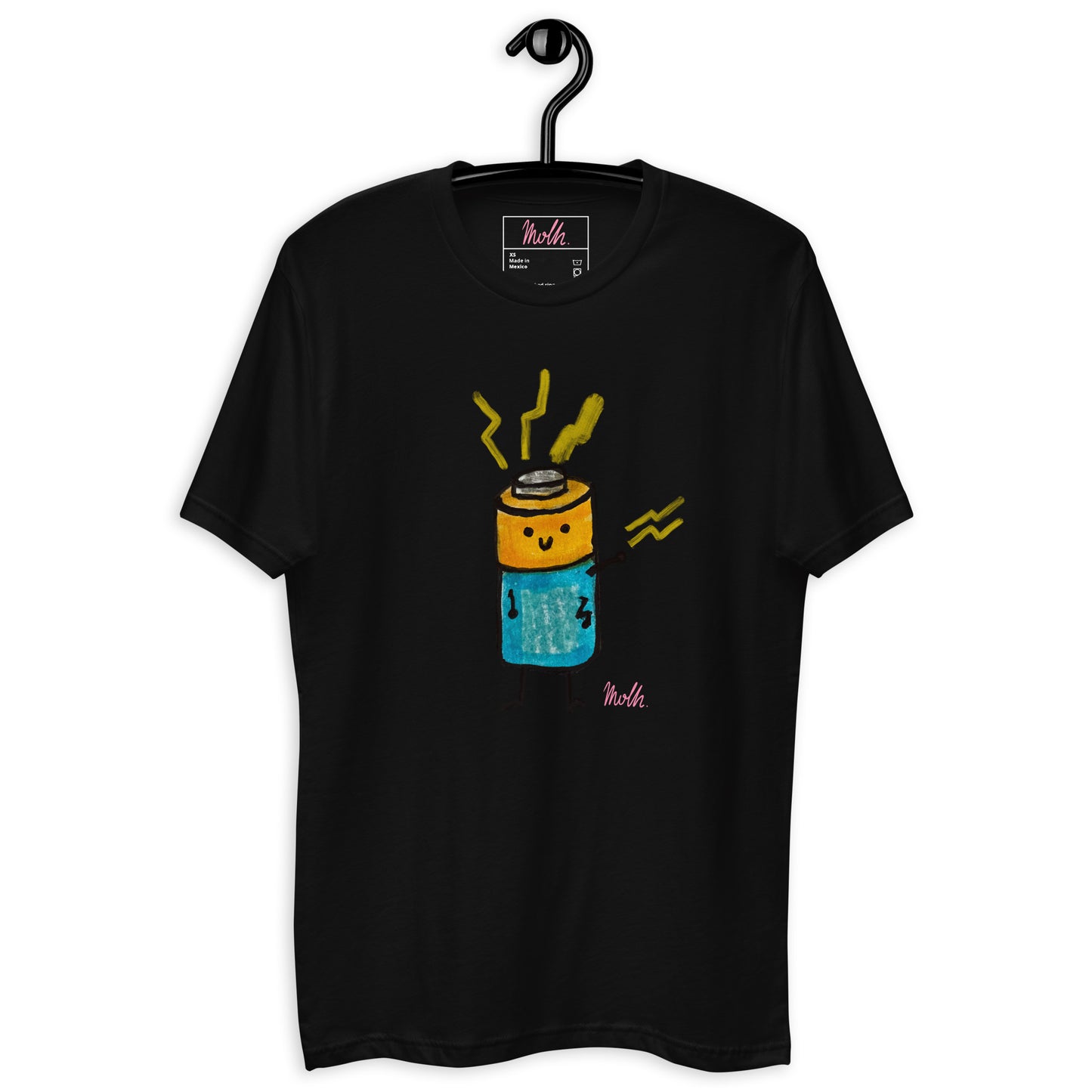 Battery, t-shirt, molh, upgrade, cotton