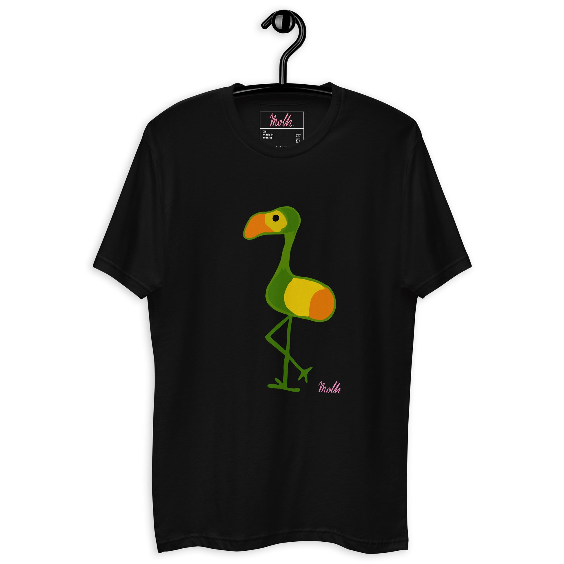 Green Flaming printed T-shirt upgrade, style