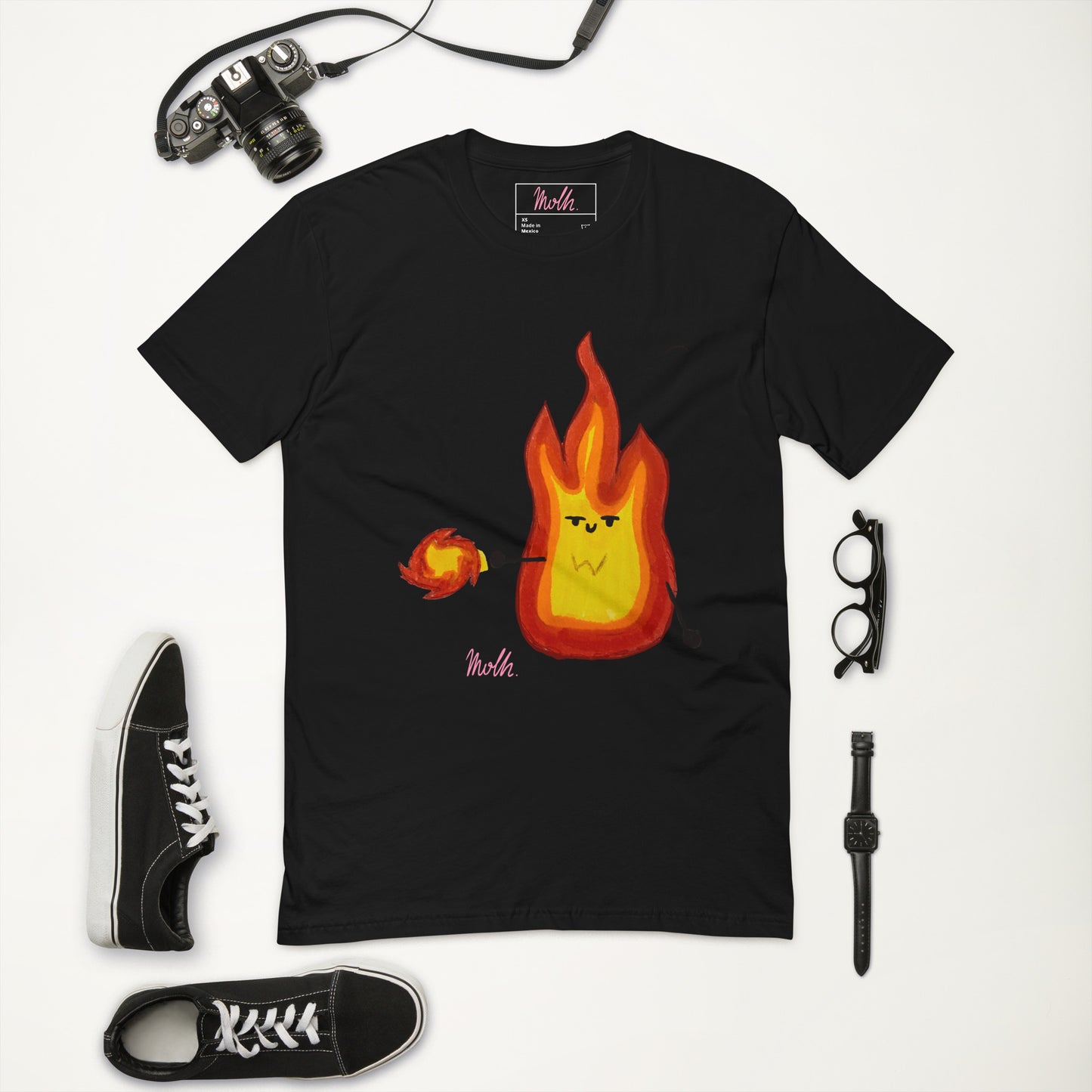 Dr. Strange of fire printed - T-shirt, molh, style upgrade