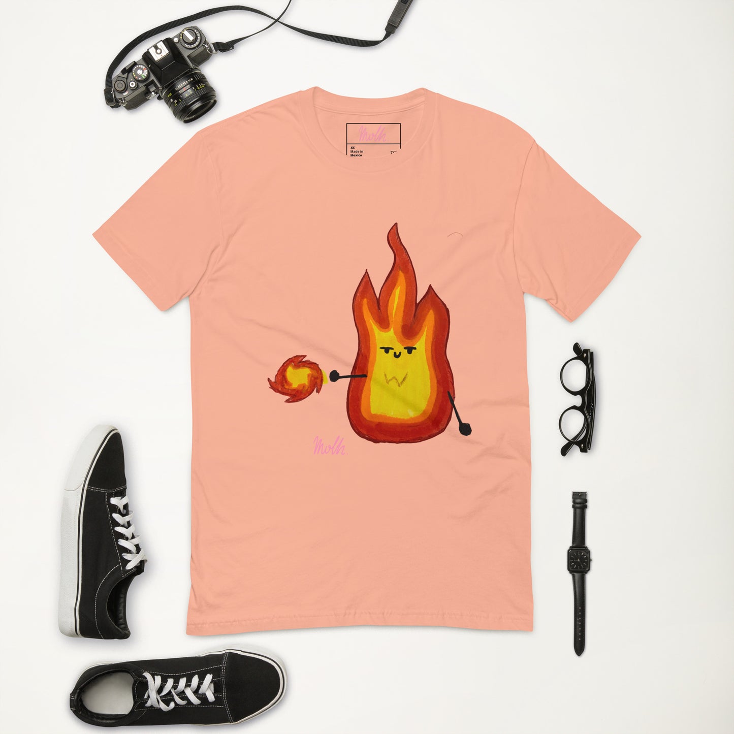 Dr. Strange of fire printed - T-shirt, molh, style upgrade
