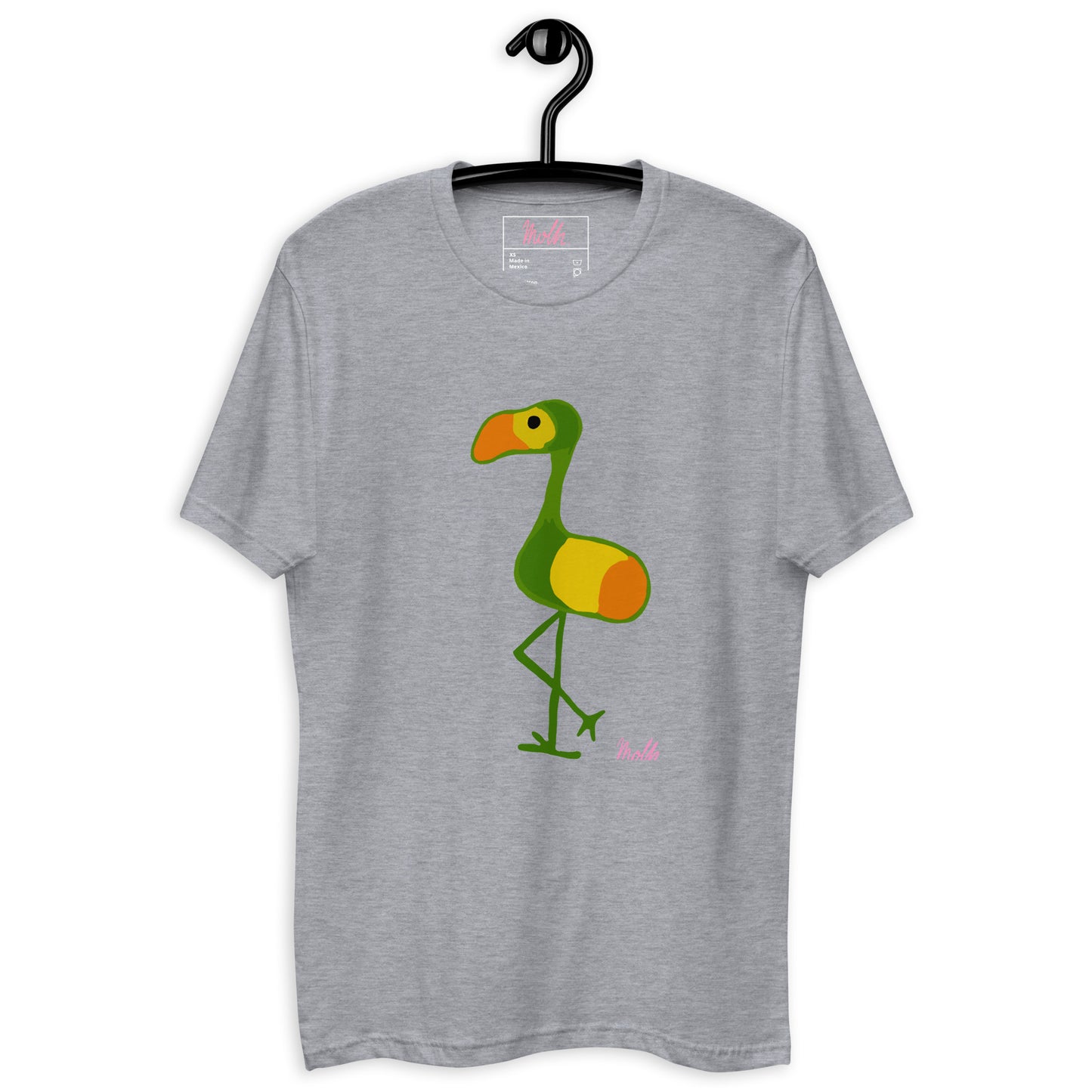 Green Flaming printed T-shirt upgrade, style