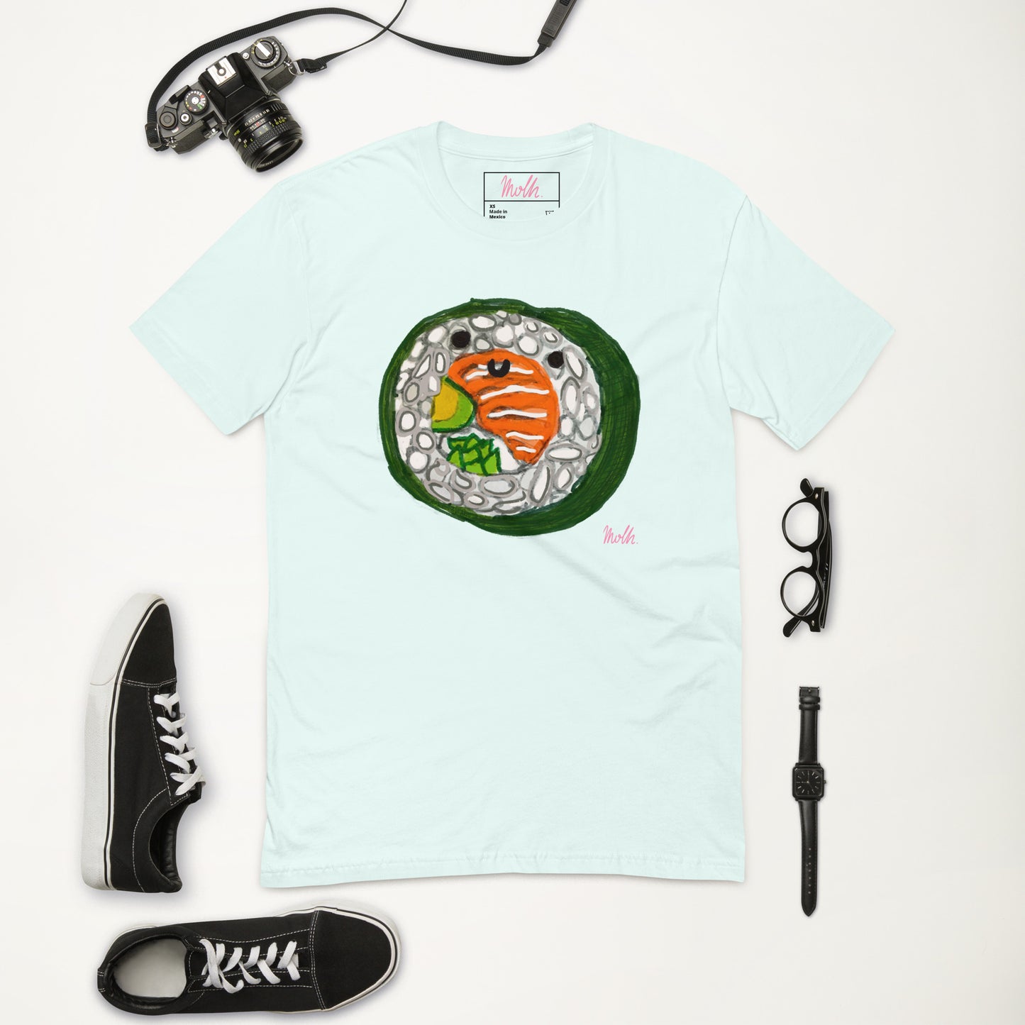 Mr. Sushi printed, T-shirt, upgrade, style, molh