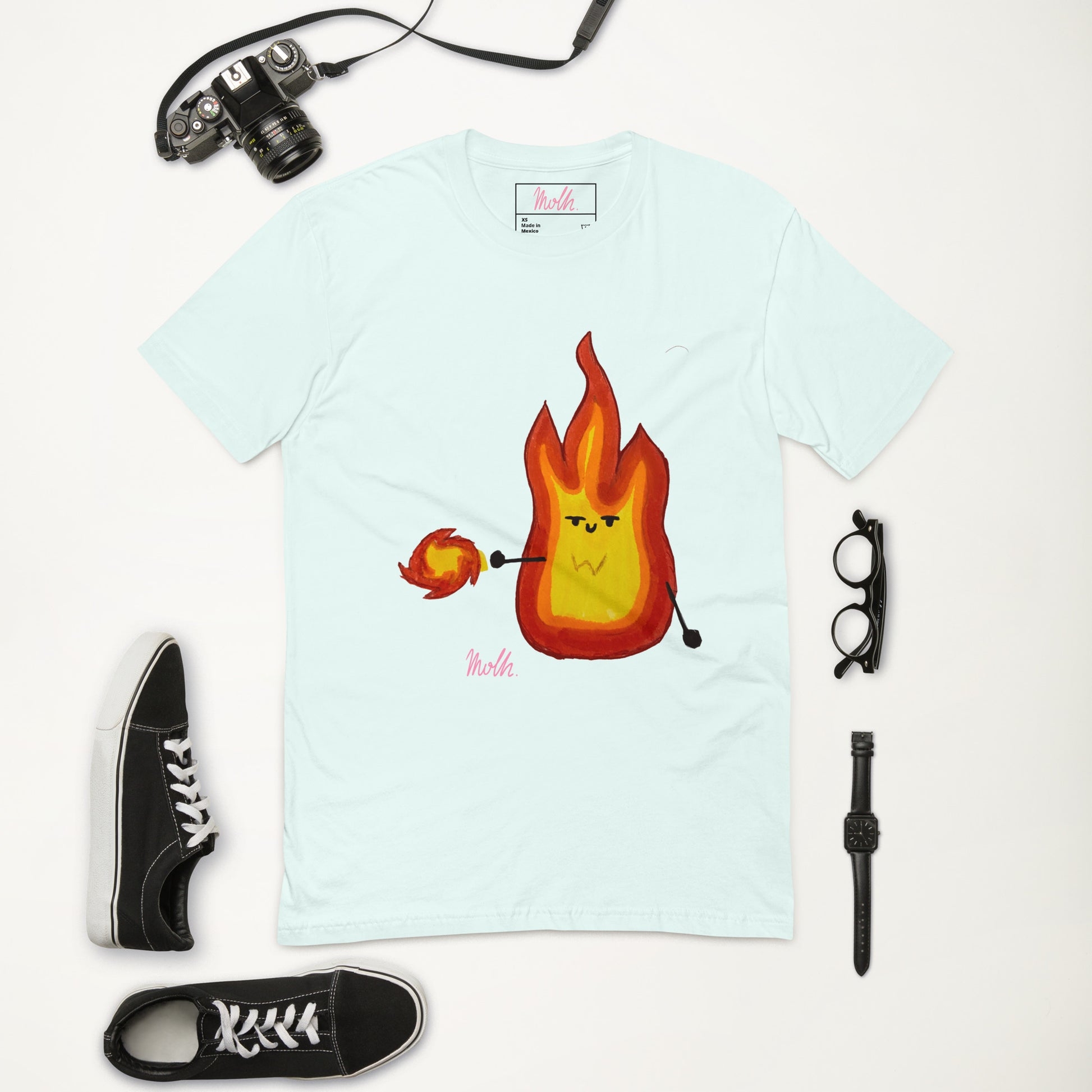Dr. Strange of fire printed - T-shirt, molh, style upgrade
