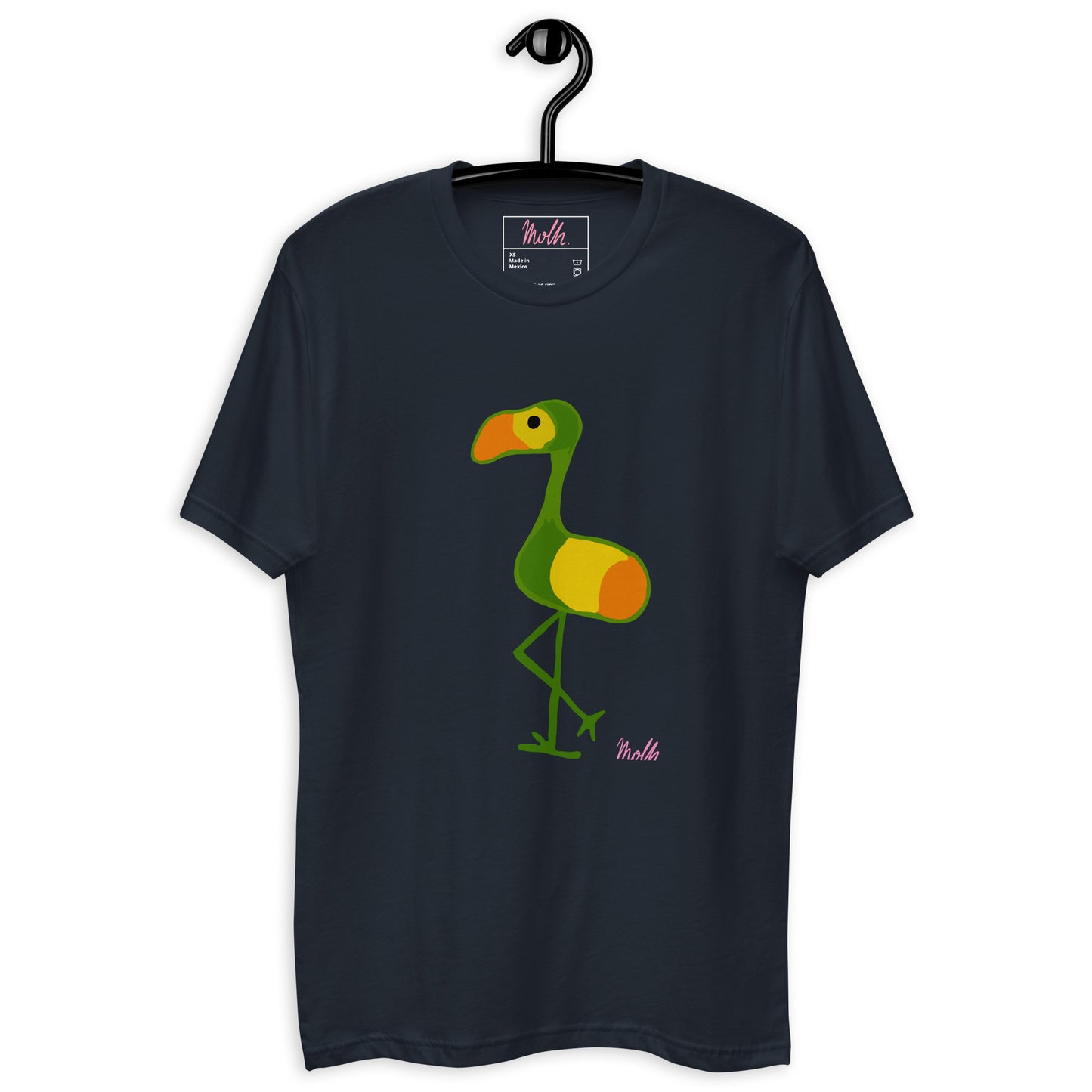 Green Flaming printed T-shirt upgrade, style