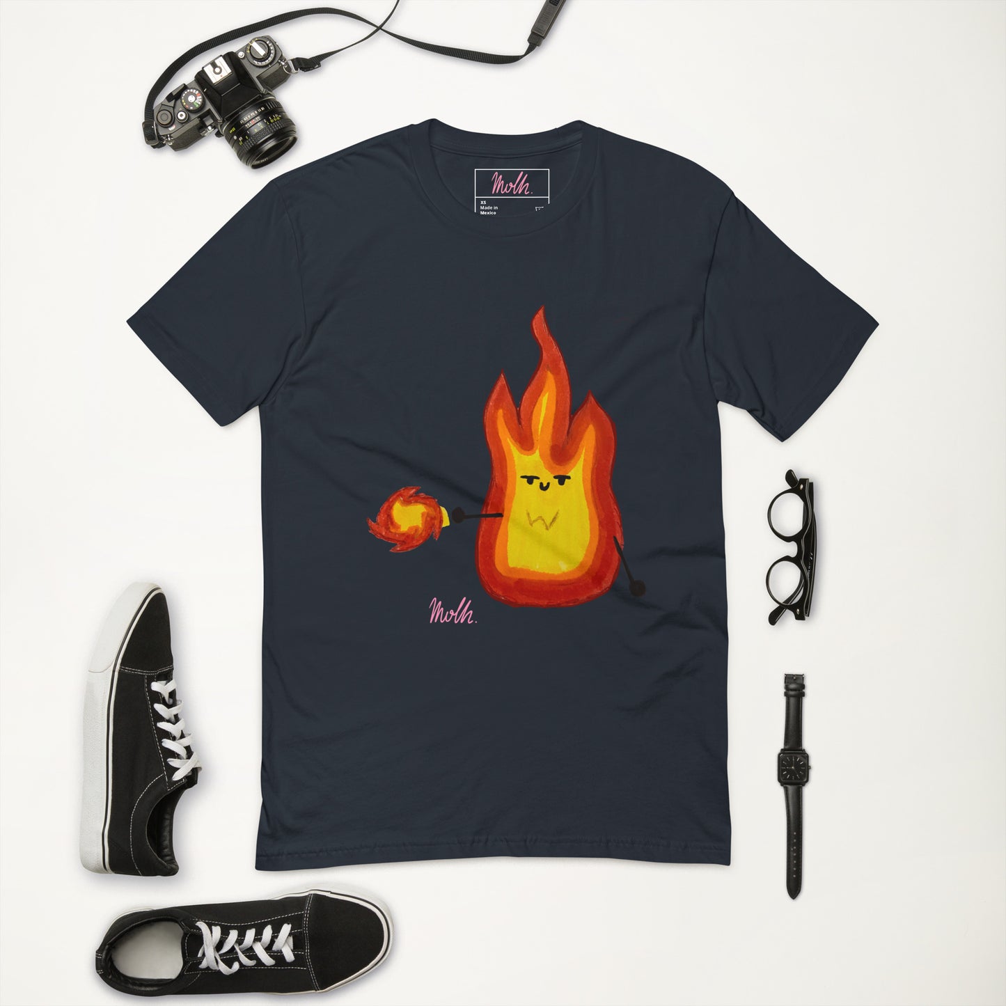 Dr. Strange of fire printed - T-shirt, molh, style upgrade