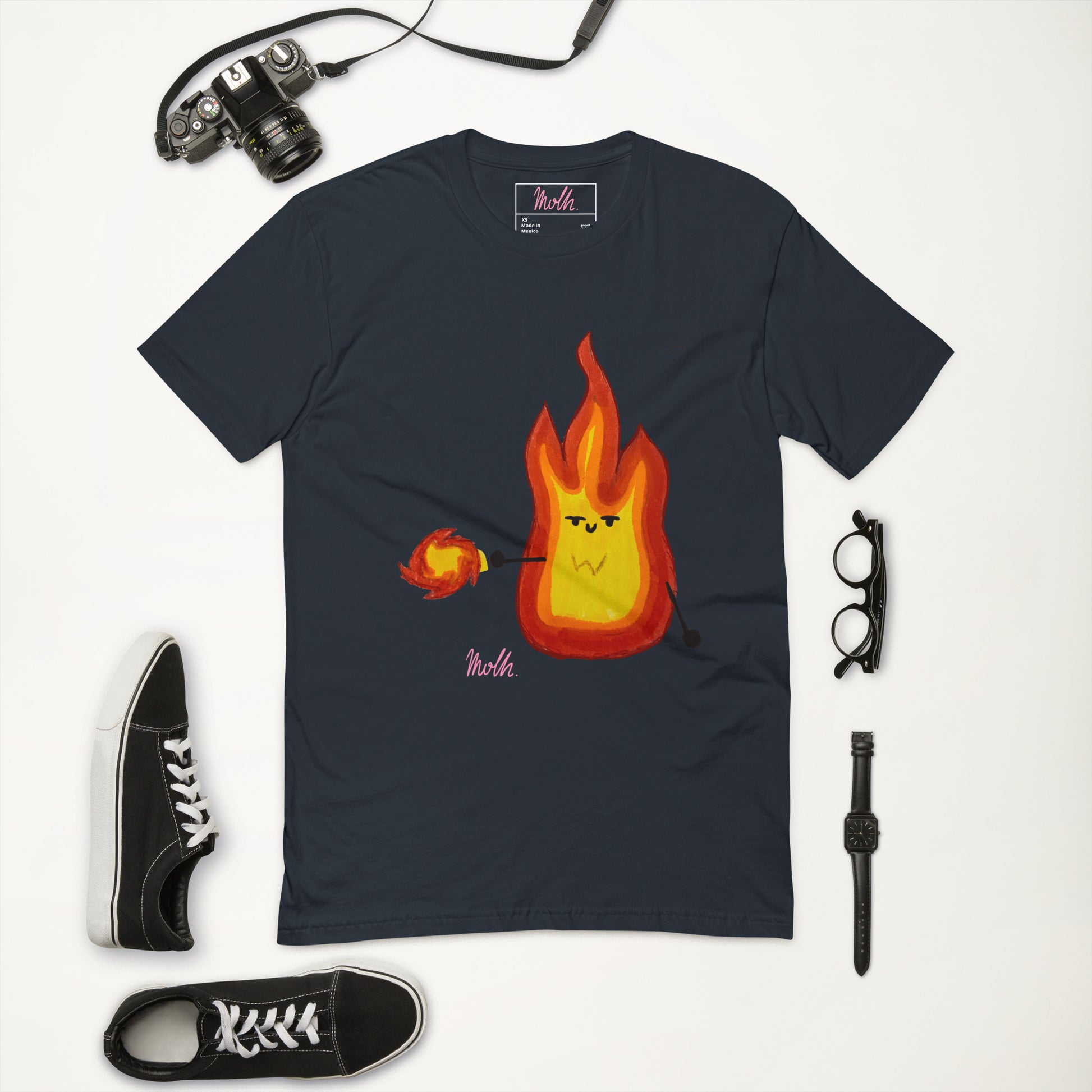 Dr. Strange of fire printed - T-shirt, molh, style upgrade