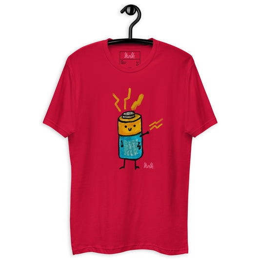 Battery, t-shirt, molh, upgrade, cotton