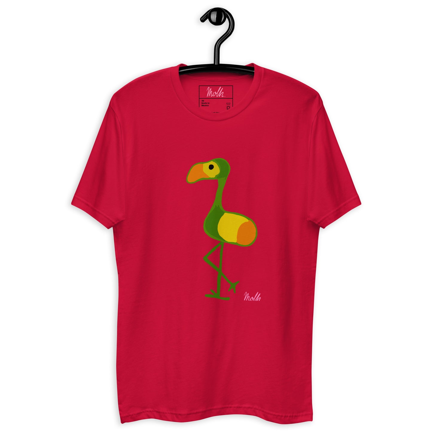 Green Flaming printed T-shirt upgrade, style