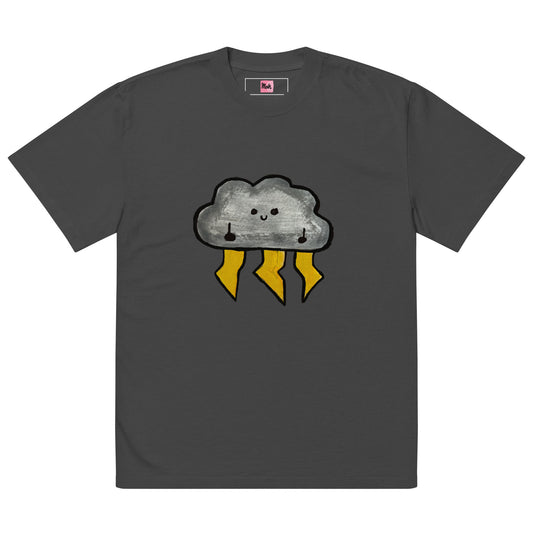 Mr. Thunder -  Oversized faded t-shirt