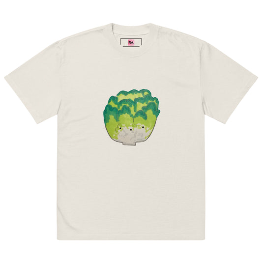 Mr. Lettuce - Oversized faded t-shirt