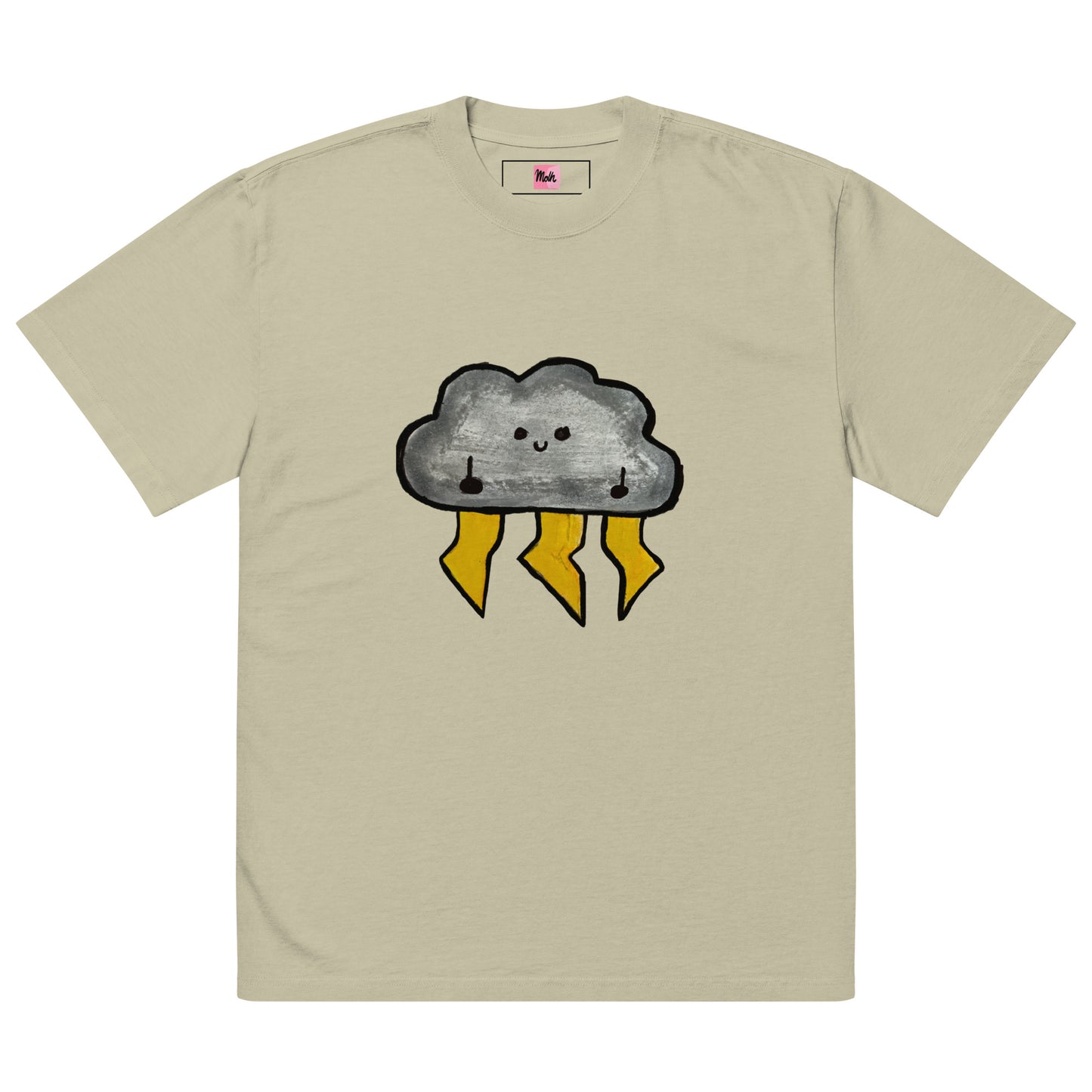 Mr. Thunder -  Oversized faded t-shirt