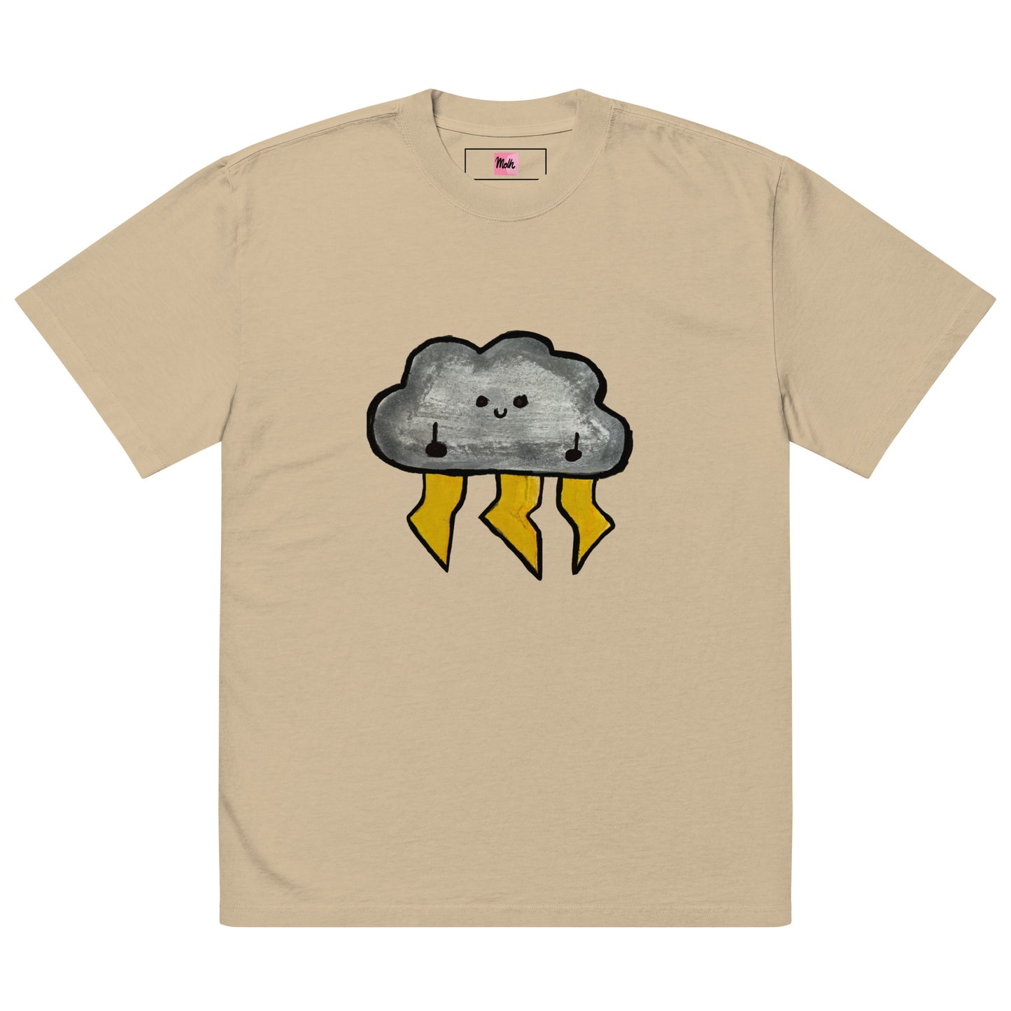 Mr. Thunder -  Oversized faded t-shirt