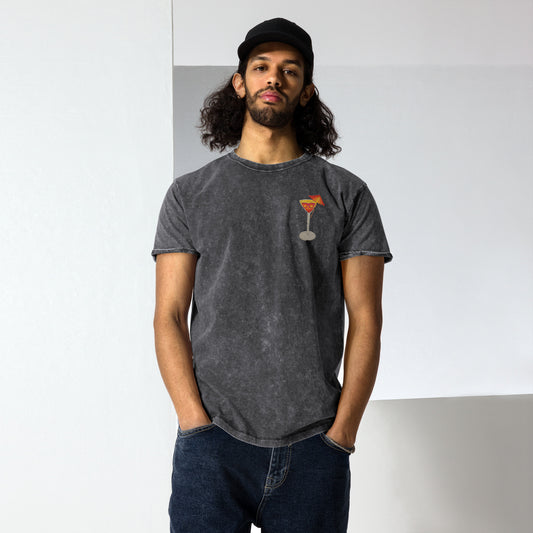 t-shirt, embroidered
