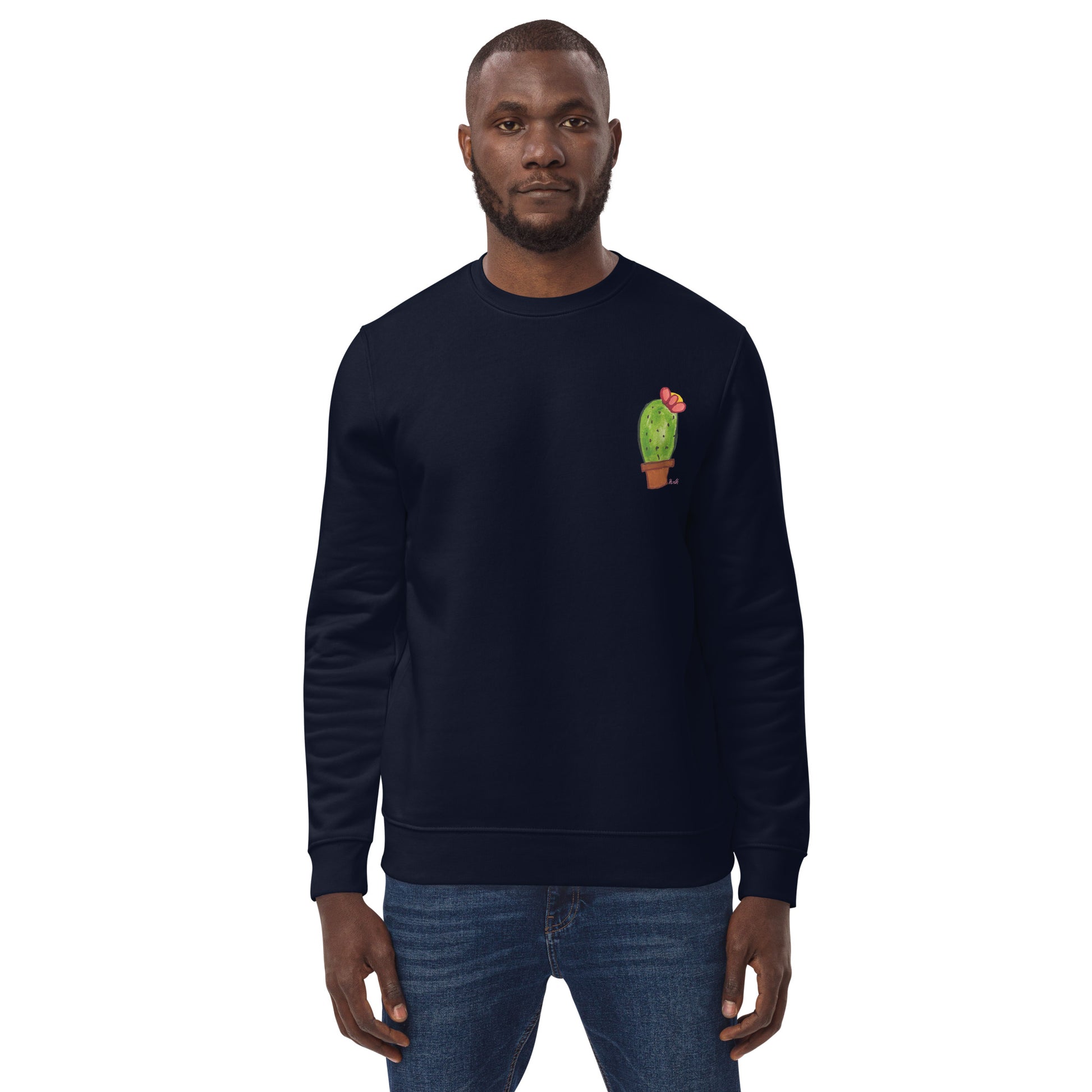 Cactus Flower Print Sweatshirt