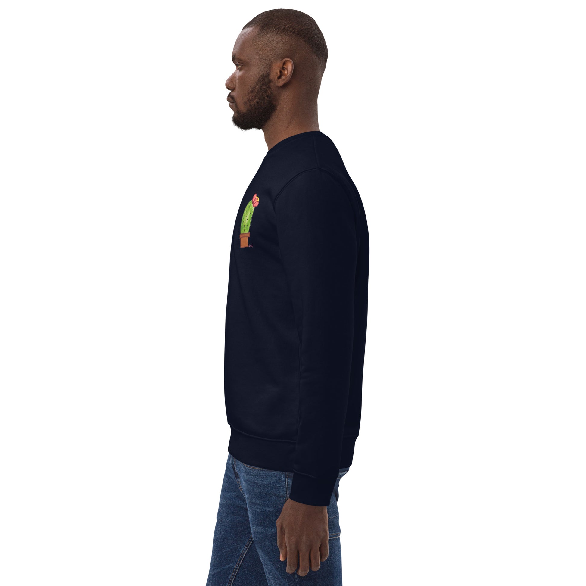Cactus Flower Print Sweatshirt