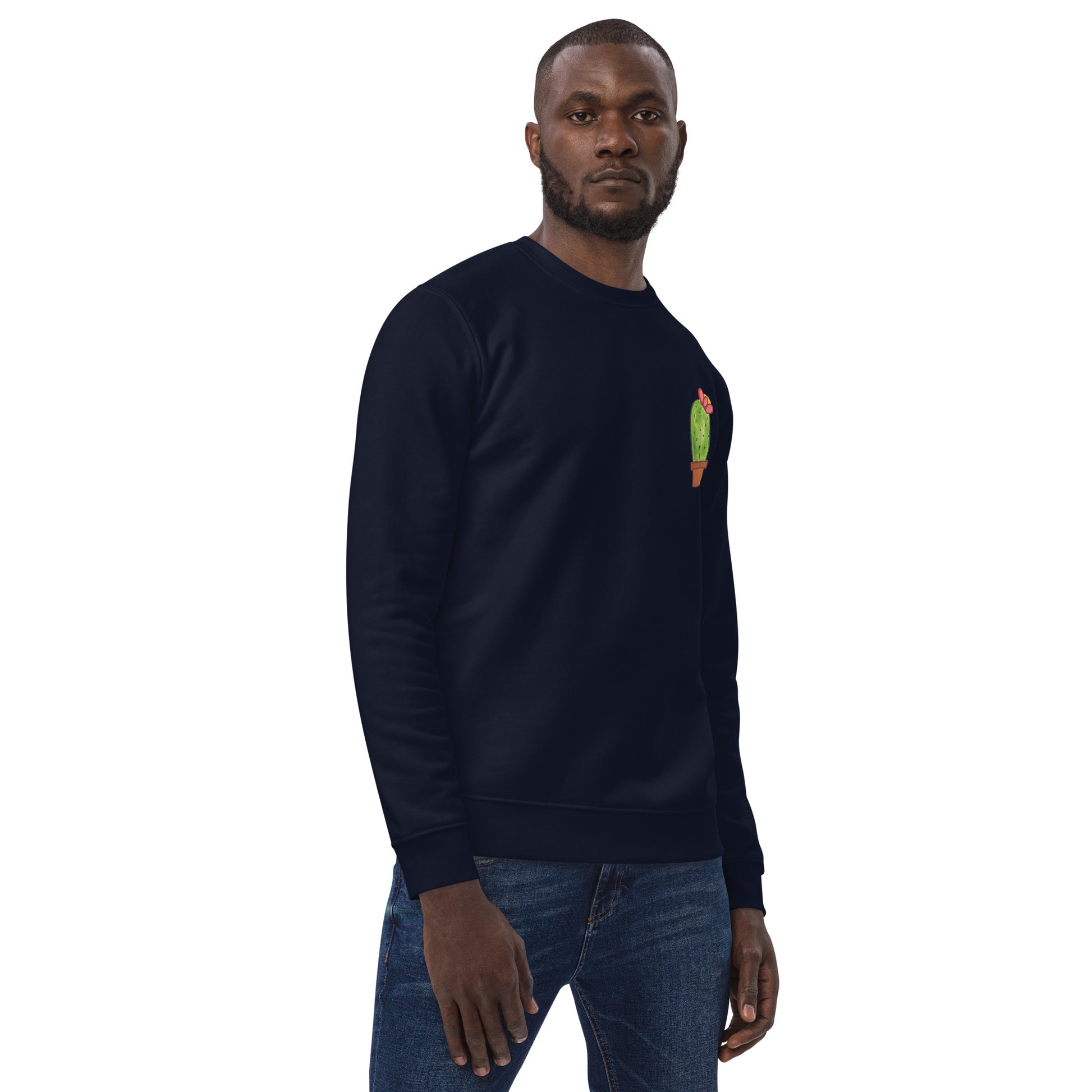 Cactus Flower Print Sweatshirt