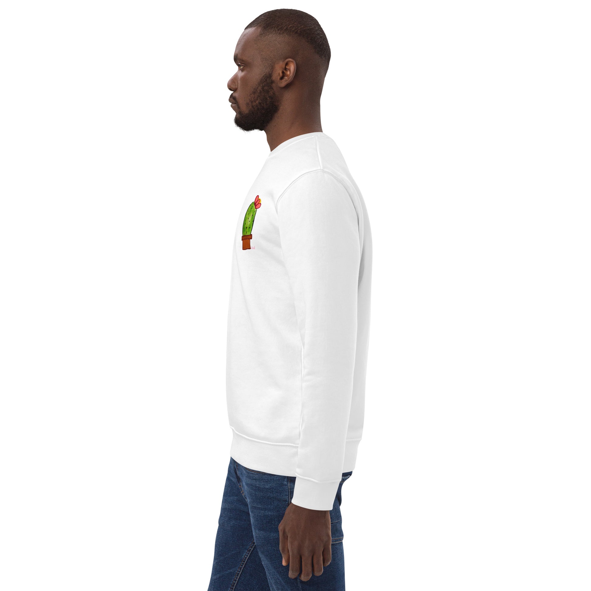 Cactus Flower Print Sweatshirt