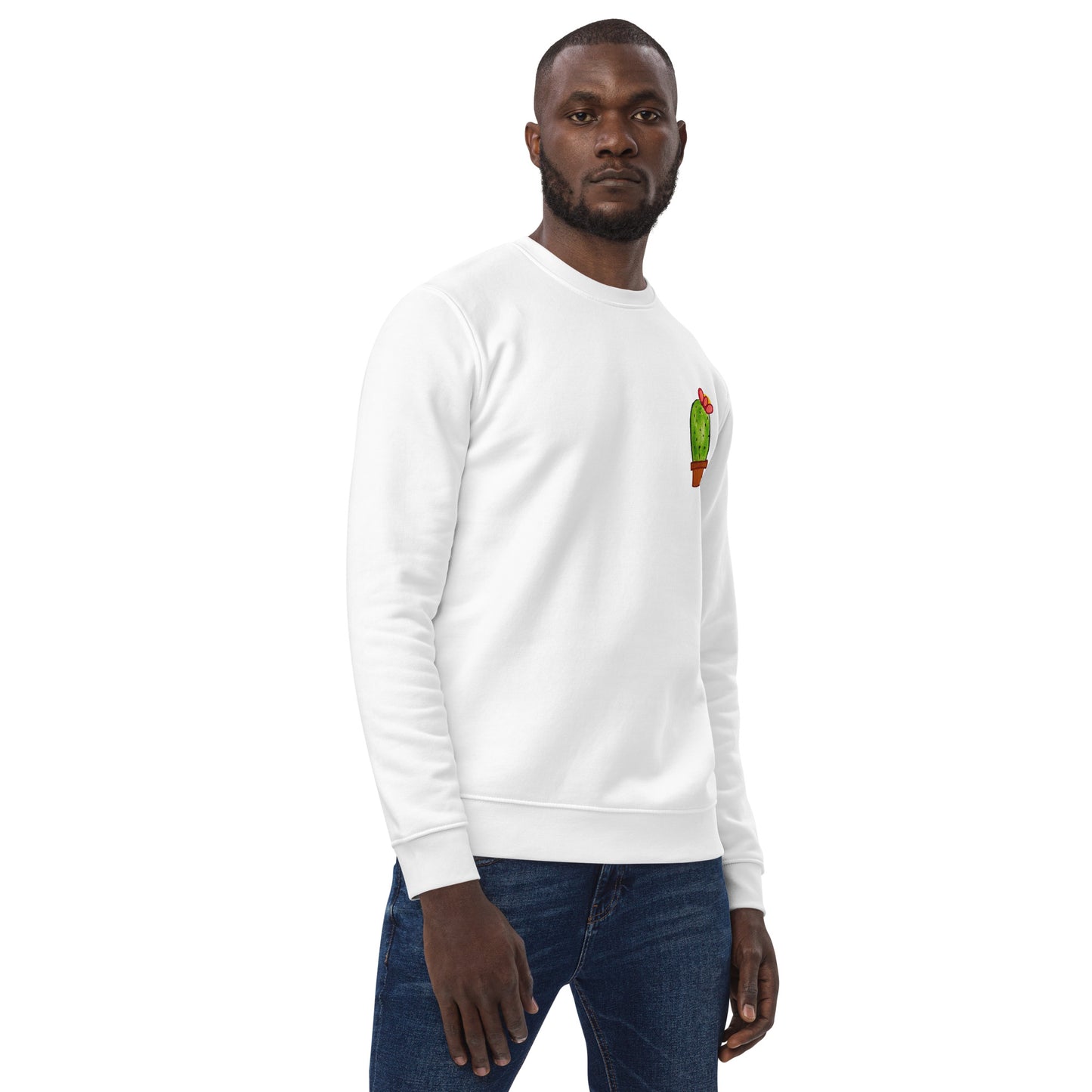 Cactus Flower Print Sweatshirt
