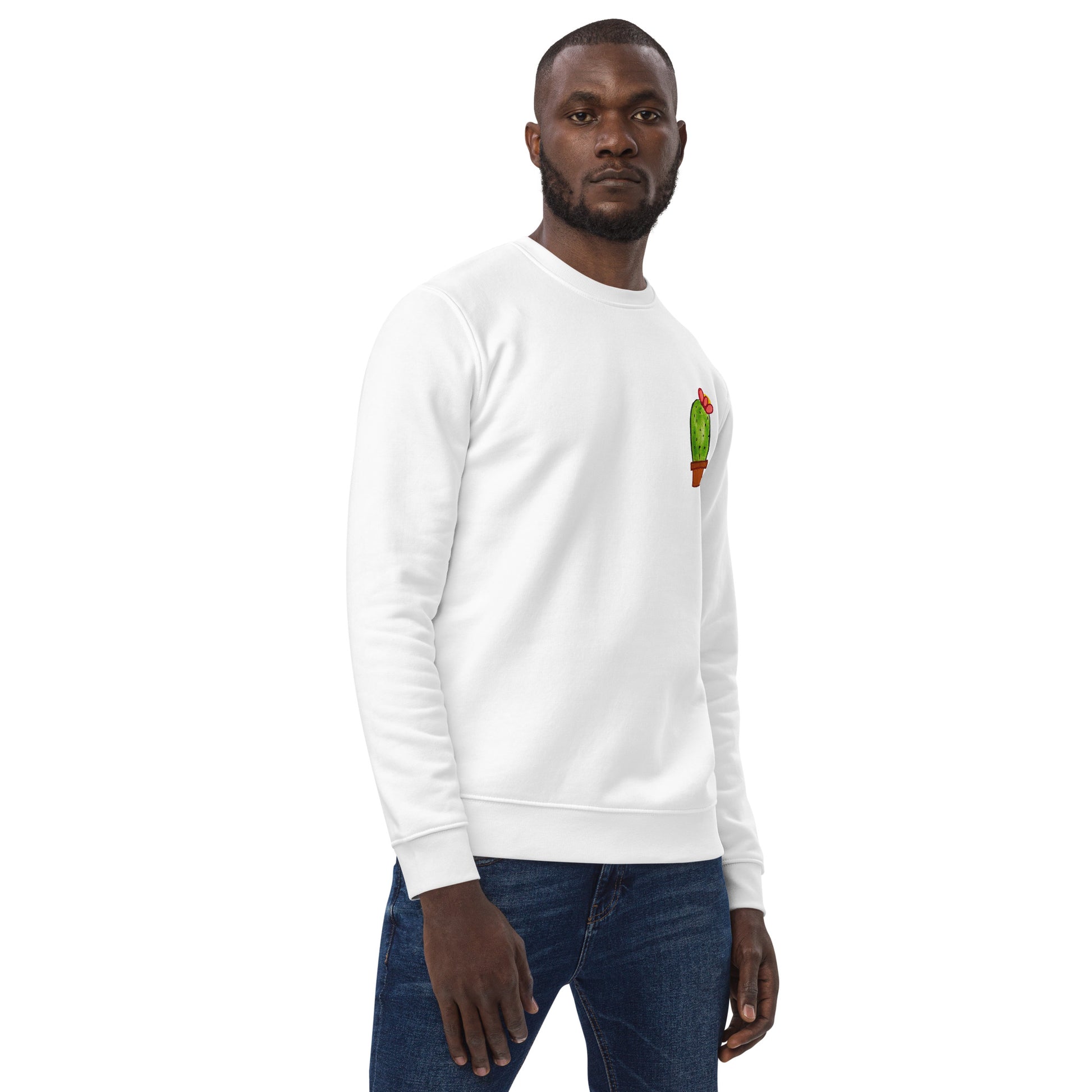 Cactus Flower Print Sweatshirt