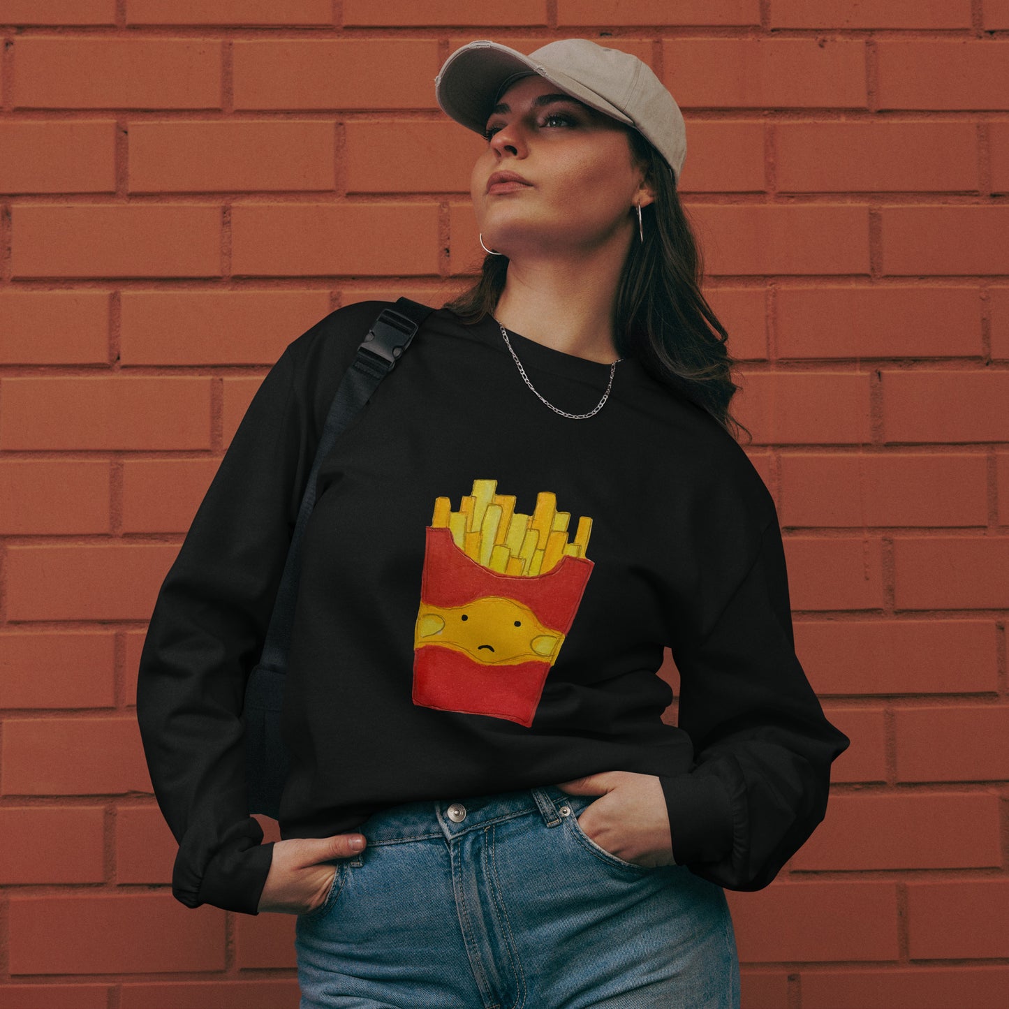Mr. French fries - heavyweight long sleeve shirt
