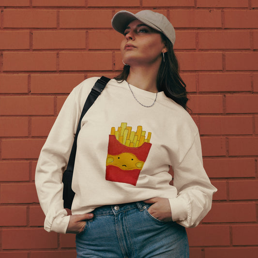 Mr. French fries - heavyweight long sleeve shirt