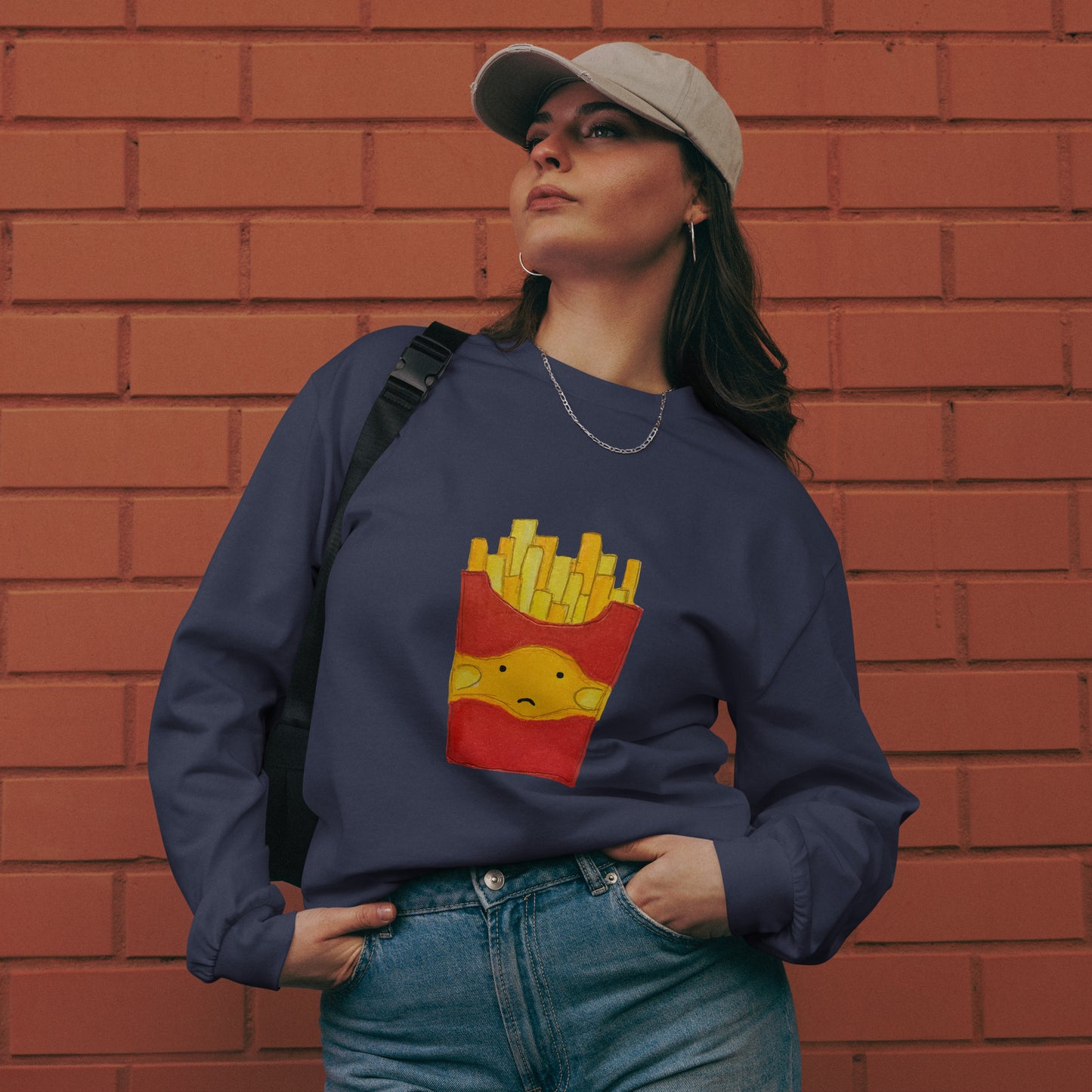 Mr. French fries - heavyweight long sleeve shirt