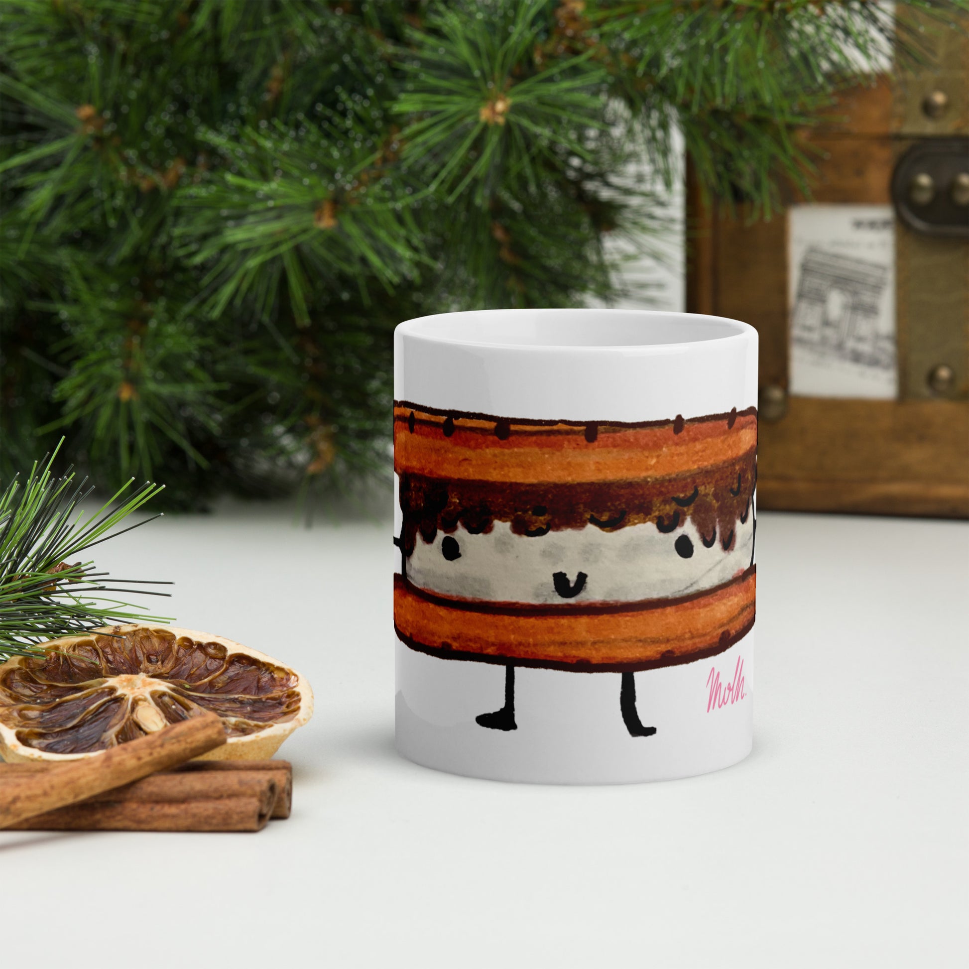 Mr. S’more White glossy mug, MOLH