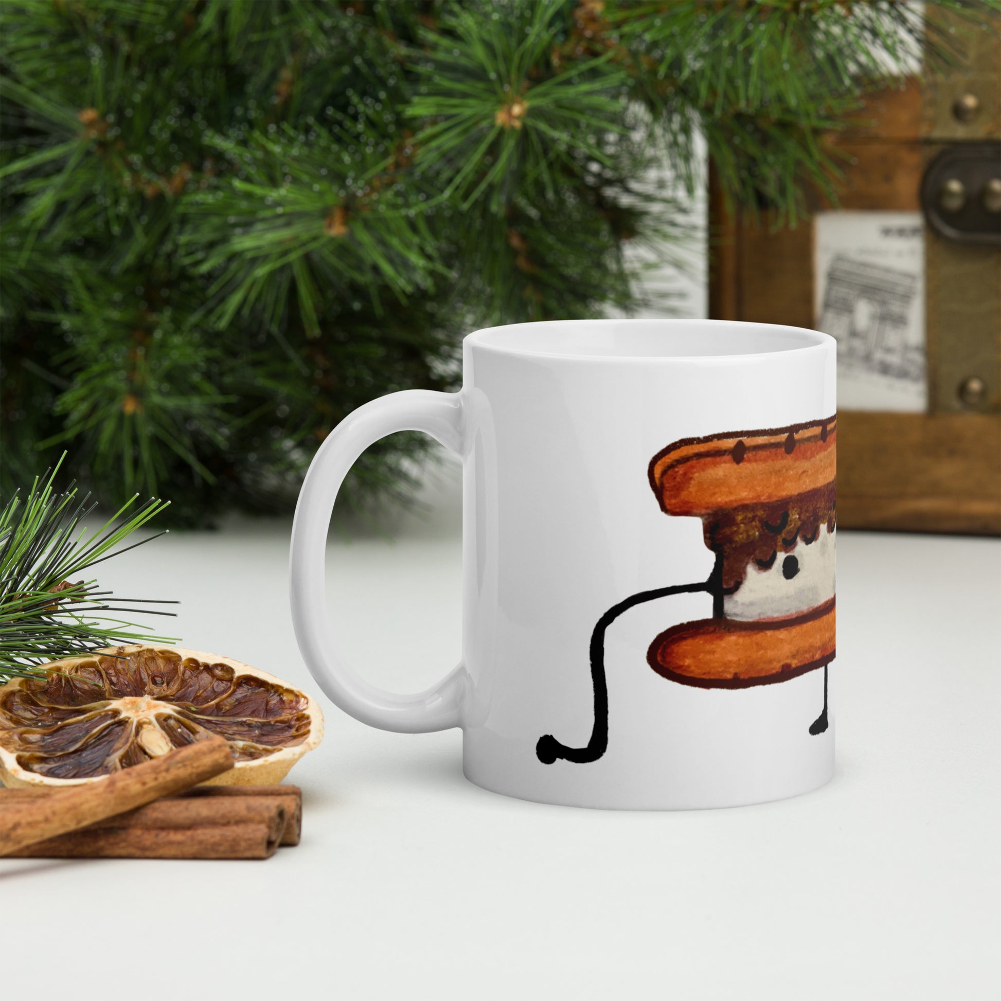 Mr. S’more White glossy mug, MOLH