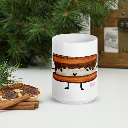 Mr. S’more White glossy mug, MOLH