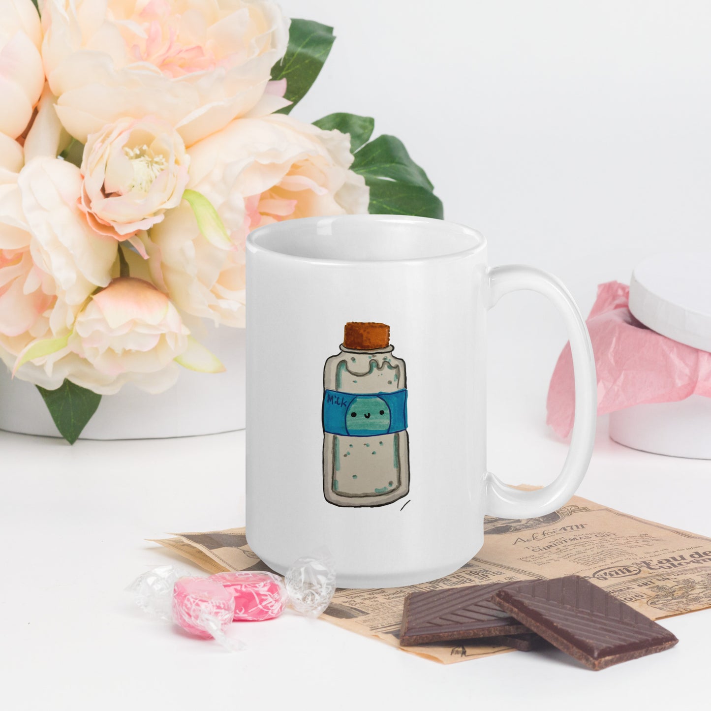 Mr. Milk glossy mug