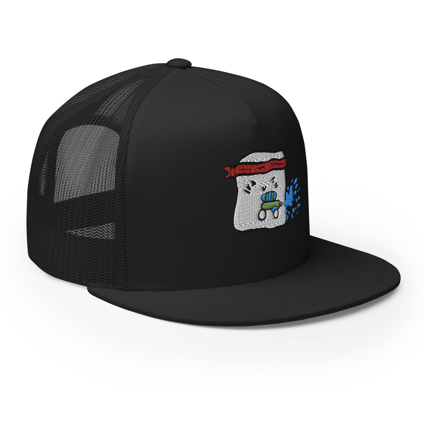 Marshmallow water gun Trucker Cap