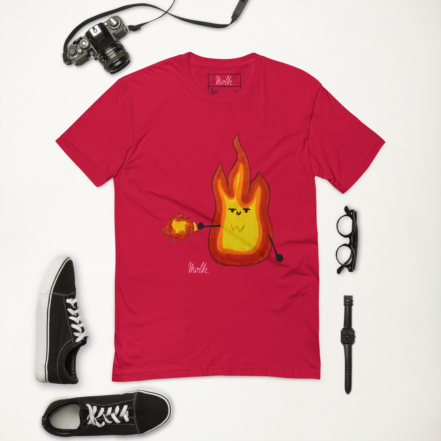 Dr. Strange of fire printed - T-shirt, molh, style upgrade
