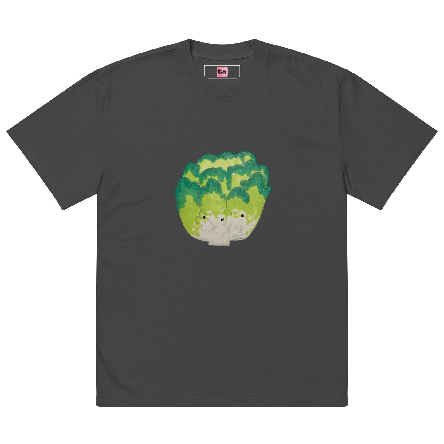 Mr. Lettuce - Oversized faded t-shirt