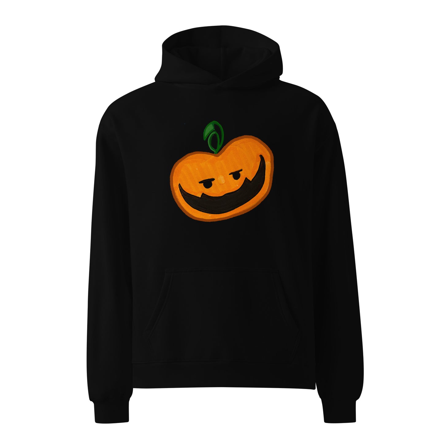 Pumpkin oversized hoodie