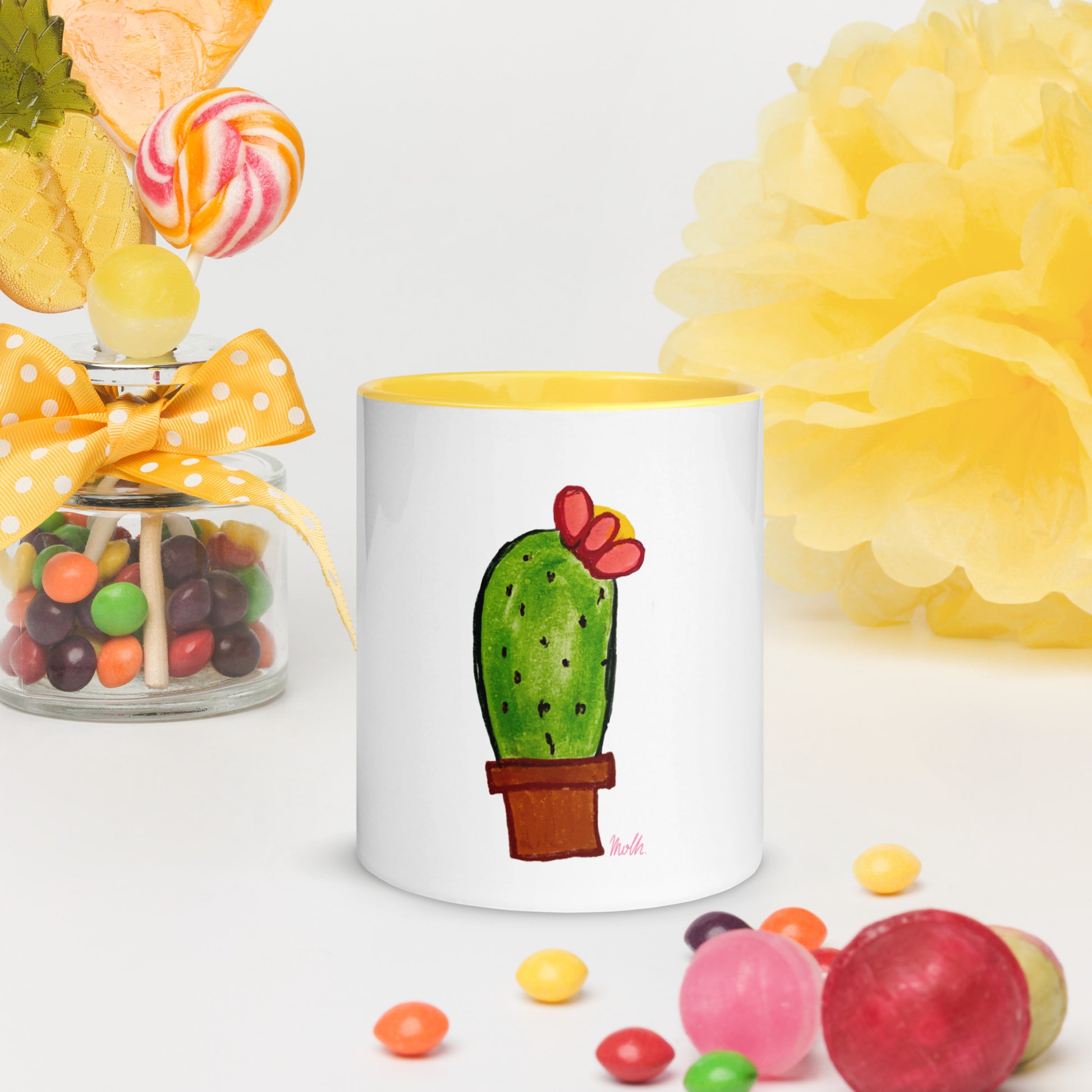 Flower Cactus Mug 